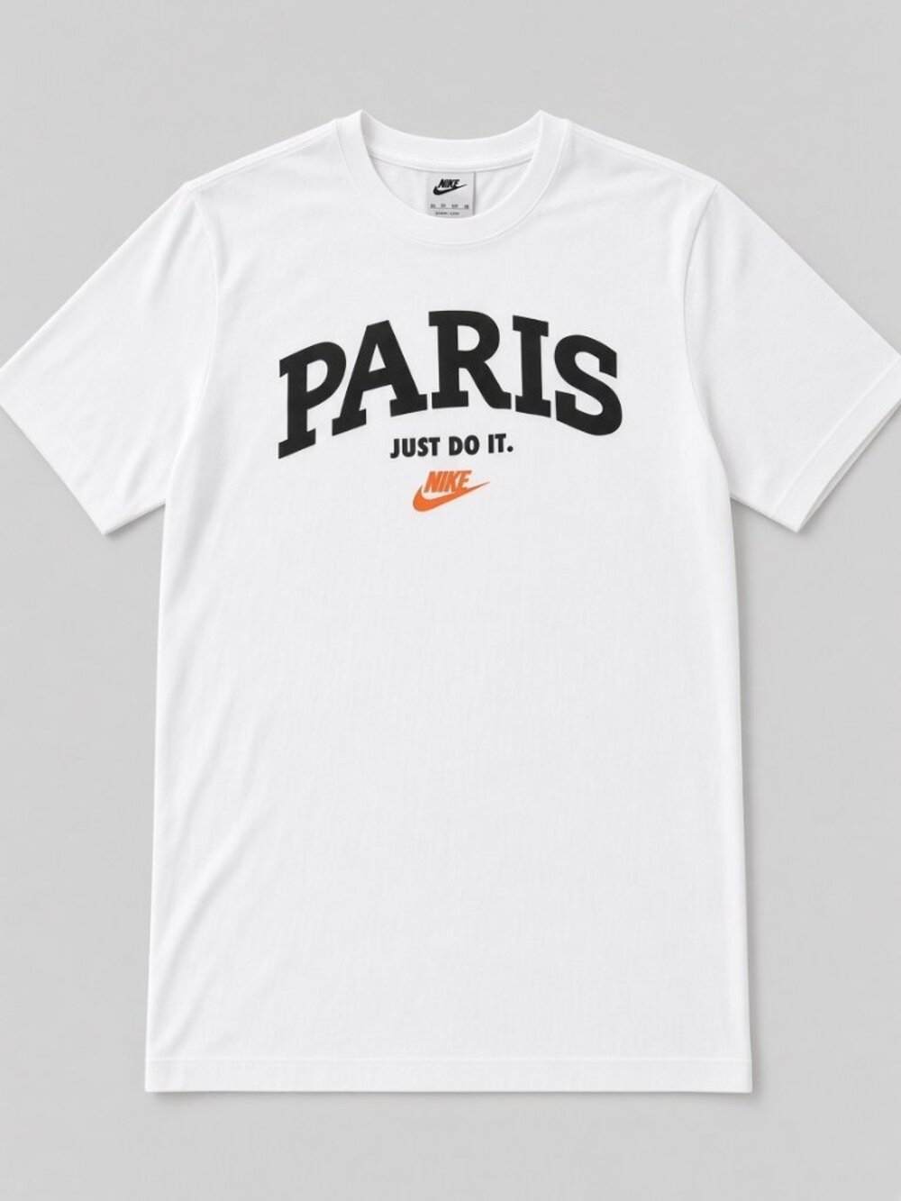 NWOT Nike Paris White Graphic T-Shirt Men's Sz XS FJ1326-100